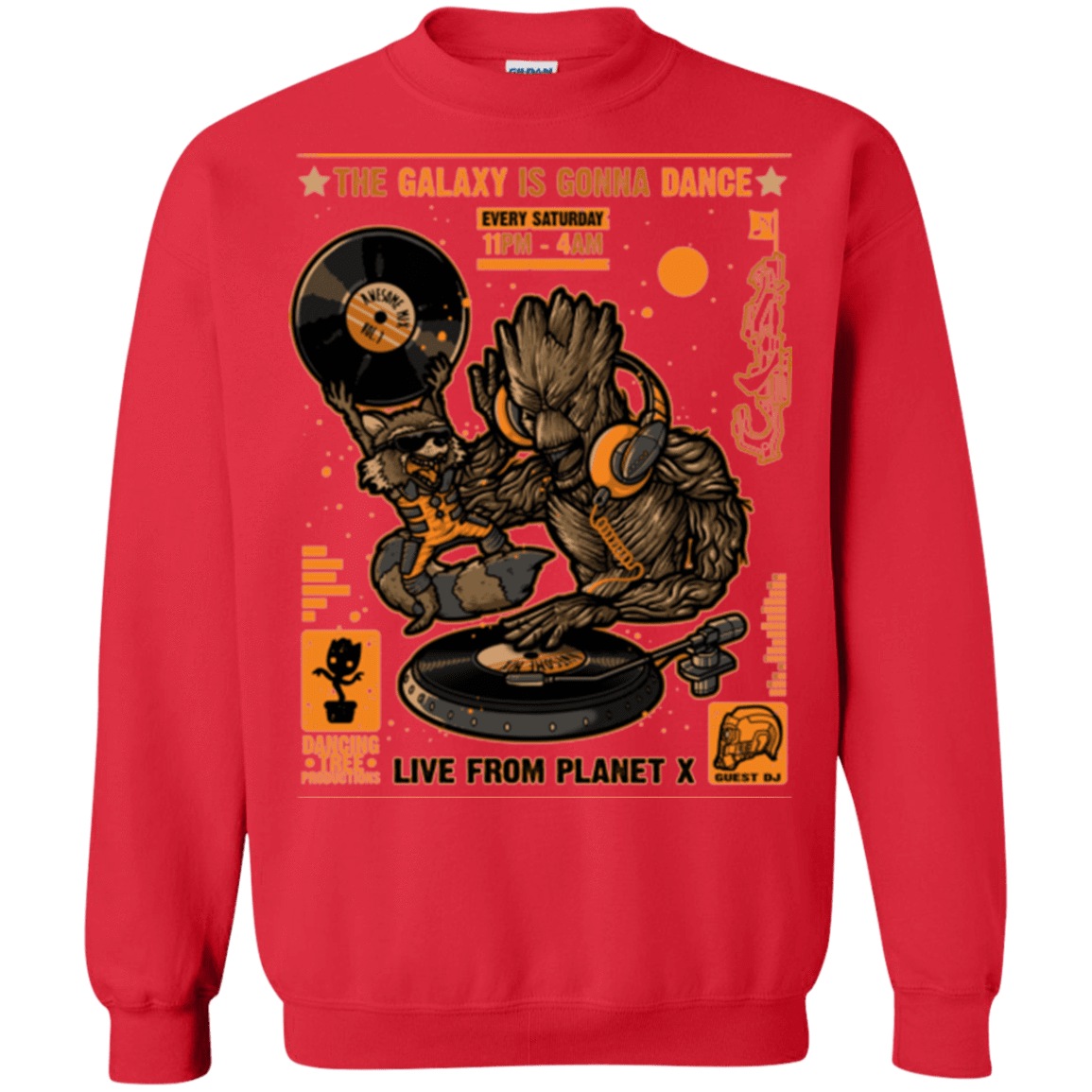 Sweatshirts Red / Small GALAXY GIG Crewneck Sweatshirt