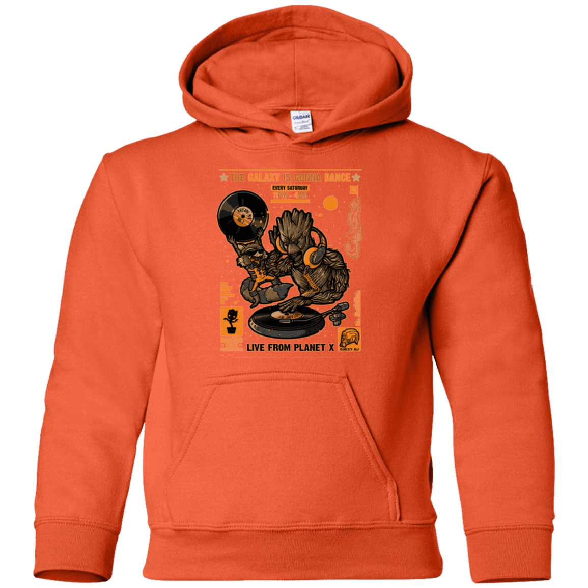 Sweatshirts Orange / YS GALAXY GIG Youth Hoodie