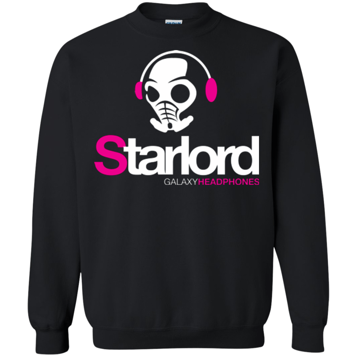 Sweatshirts Black / Small Galaxy Headphones Crewneck Sweatshirt