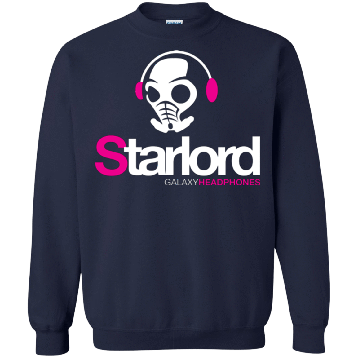 Sweatshirts Navy / Small Galaxy Headphones Crewneck Sweatshirt