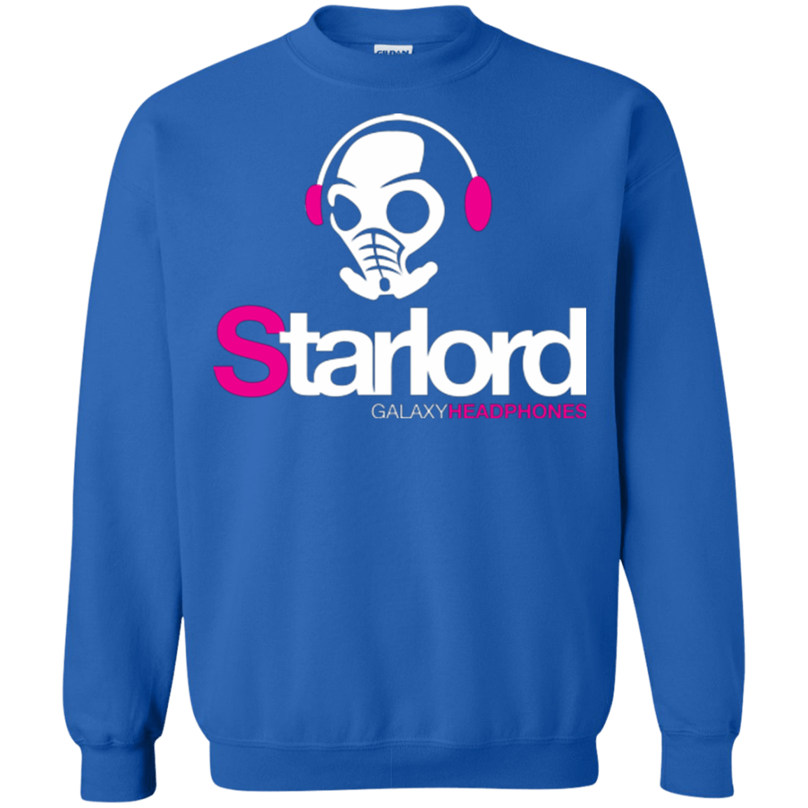 Sweatshirts Royal / Small Galaxy Headphones Crewneck Sweatshirt