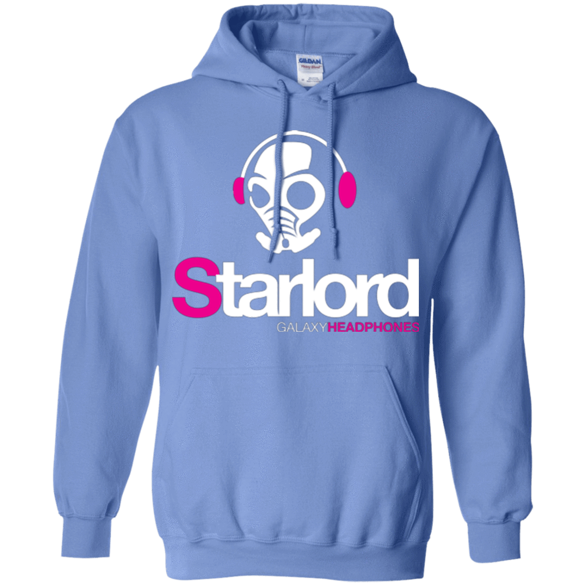 Sweatshirts Carolina Blue / Small Galaxy Headphones Pullover Hoodie