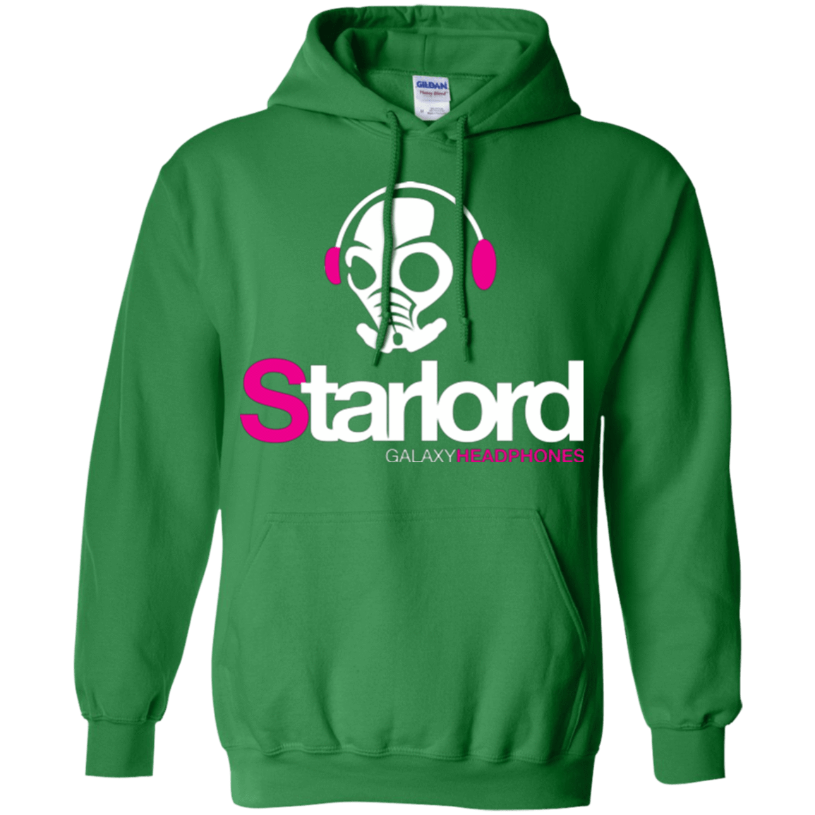 Sweatshirts Irish Green / Small Galaxy Headphones Pullover Hoodie