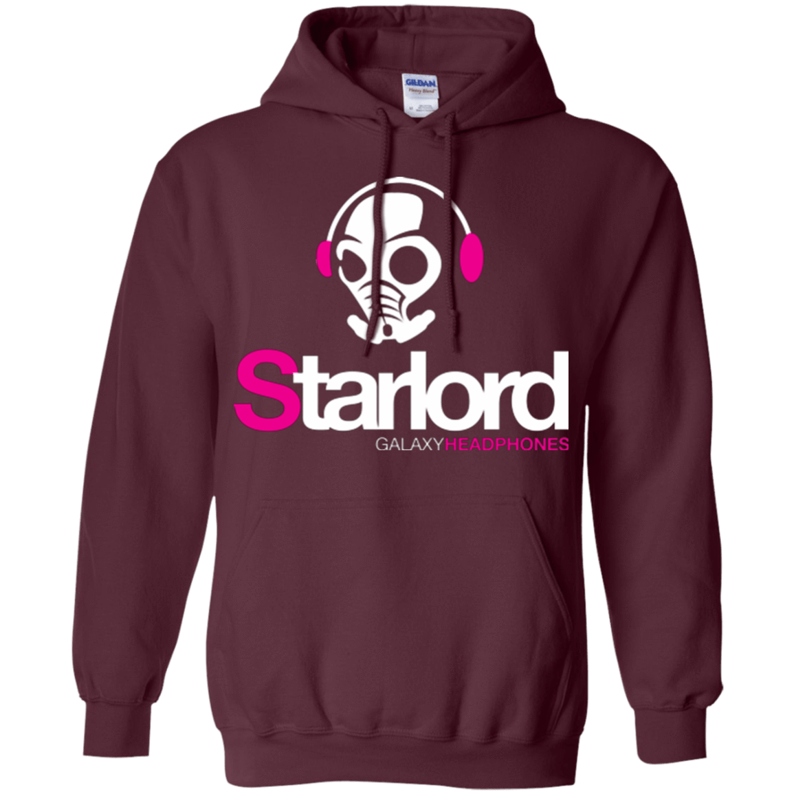 Sweatshirts Maroon / Small Galaxy Headphones Pullover Hoodie