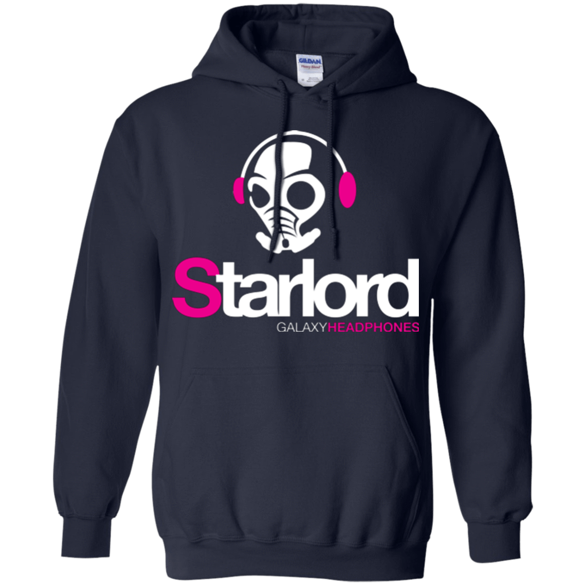 Sweatshirts Navy / Small Galaxy Headphones Pullover Hoodie