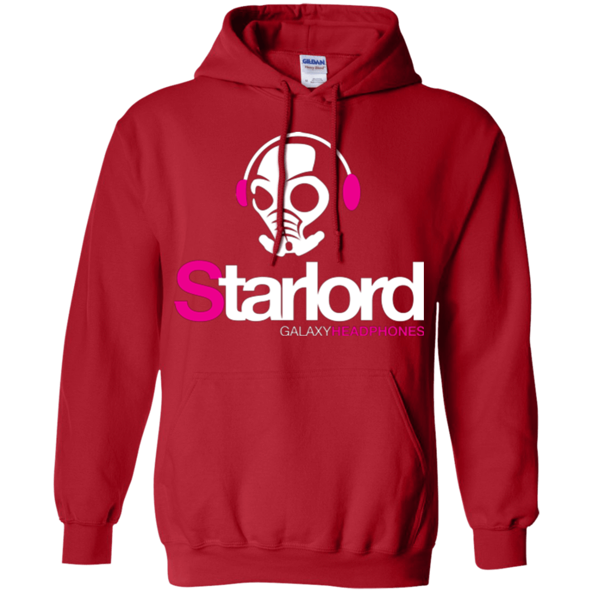 Sweatshirts Red / Small Galaxy Headphones Pullover Hoodie