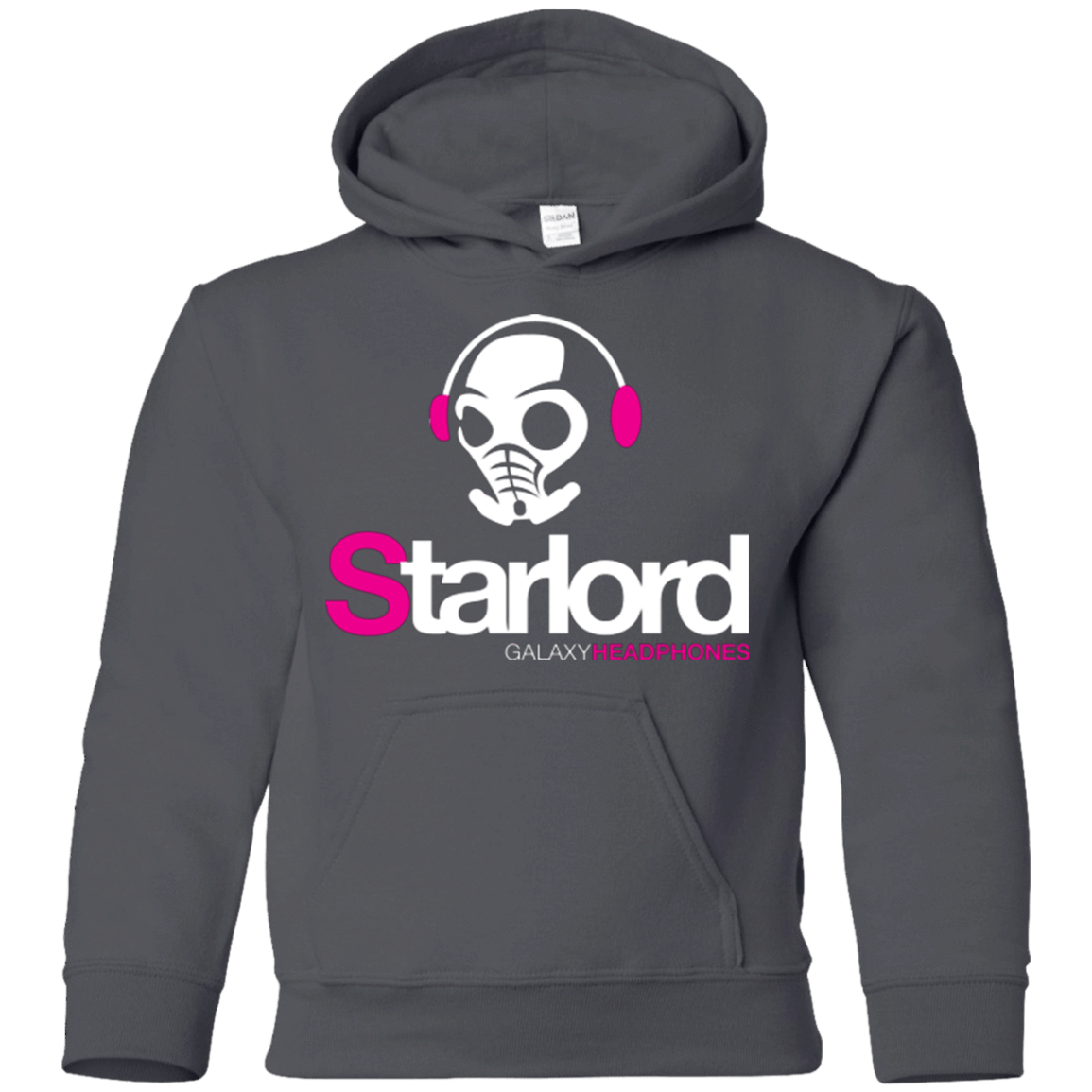 Sweatshirts Charcoal / YS Galaxy Headphones Youth Hoodie