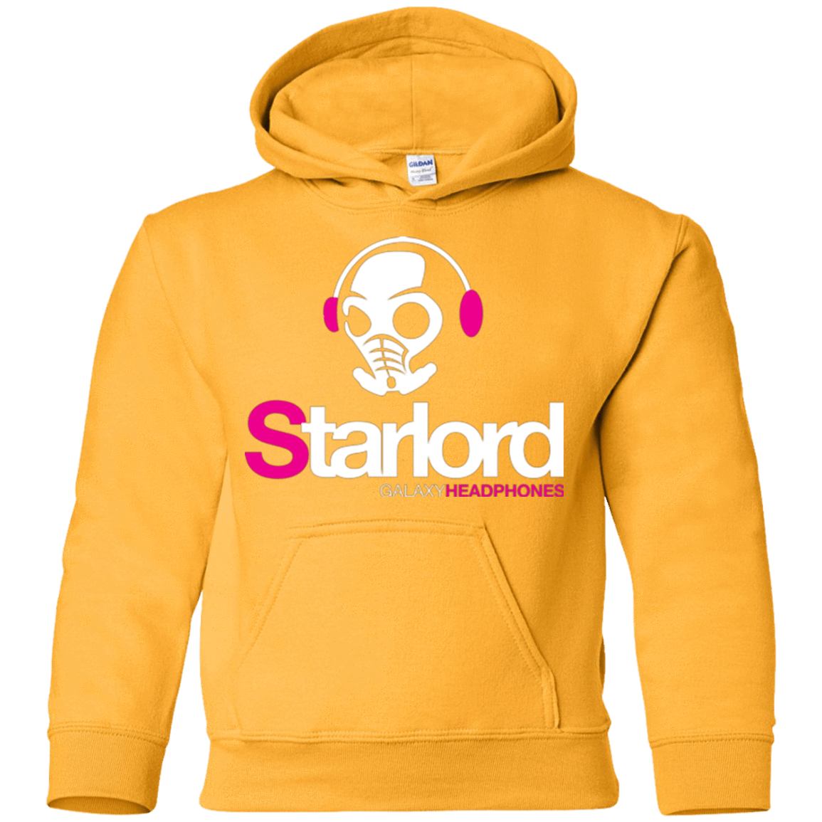 Sweatshirts Gold / YS Galaxy Headphones Youth Hoodie