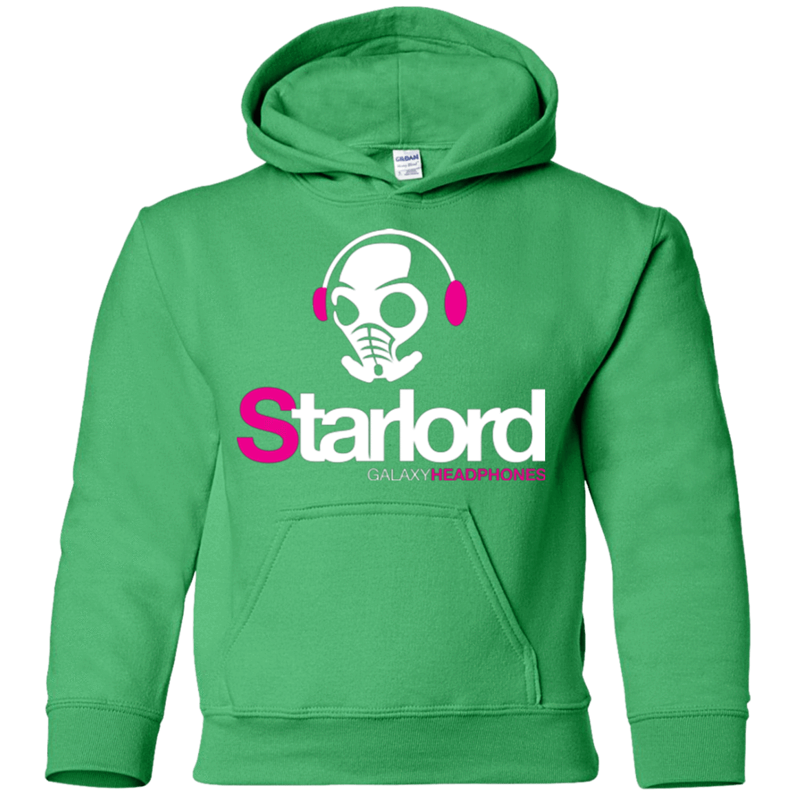 Sweatshirts Irish Green / YS Galaxy Headphones Youth Hoodie