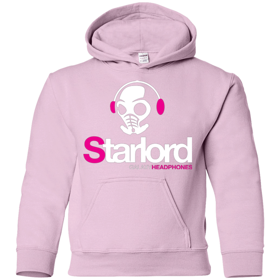 Sweatshirts Light Pink / YS Galaxy Headphones Youth Hoodie