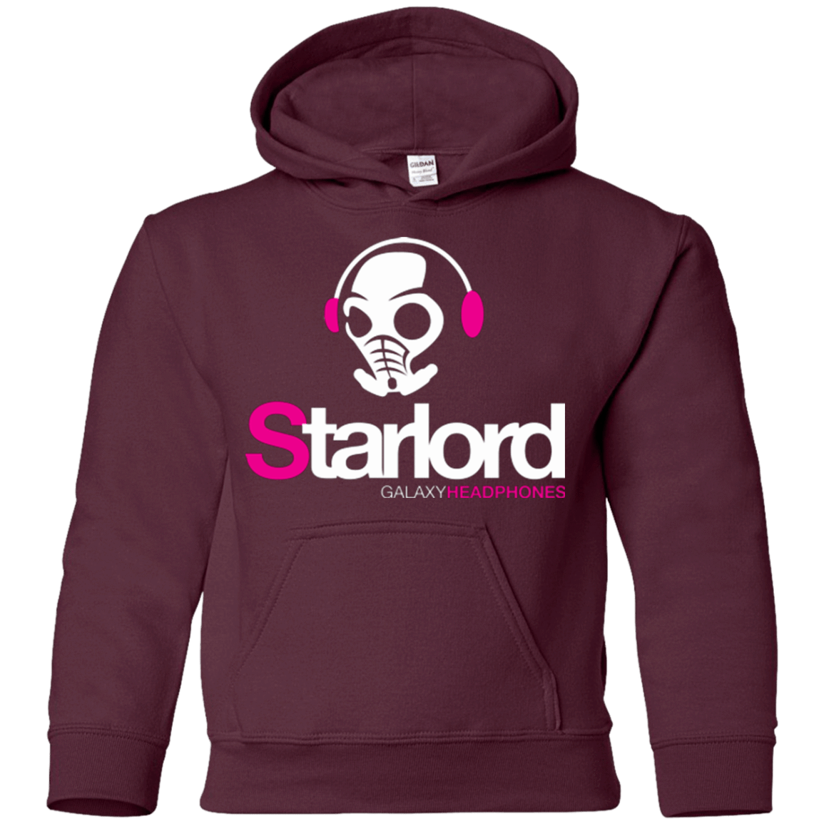 Sweatshirts Maroon / YS Galaxy Headphones Youth Hoodie