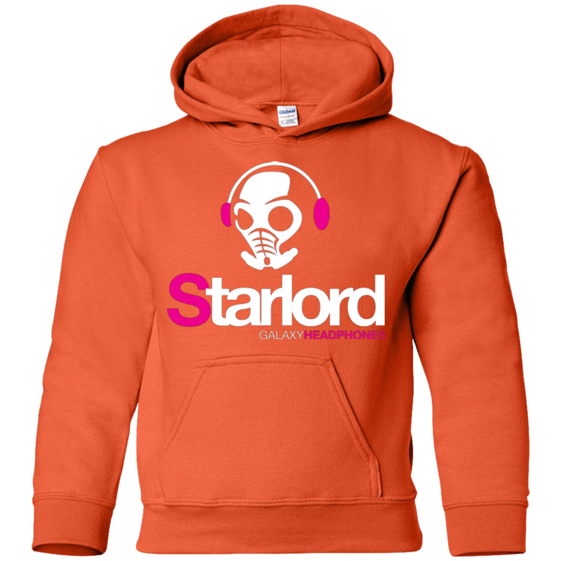 Sweatshirts Orange / YS Galaxy Headphones Youth Hoodie