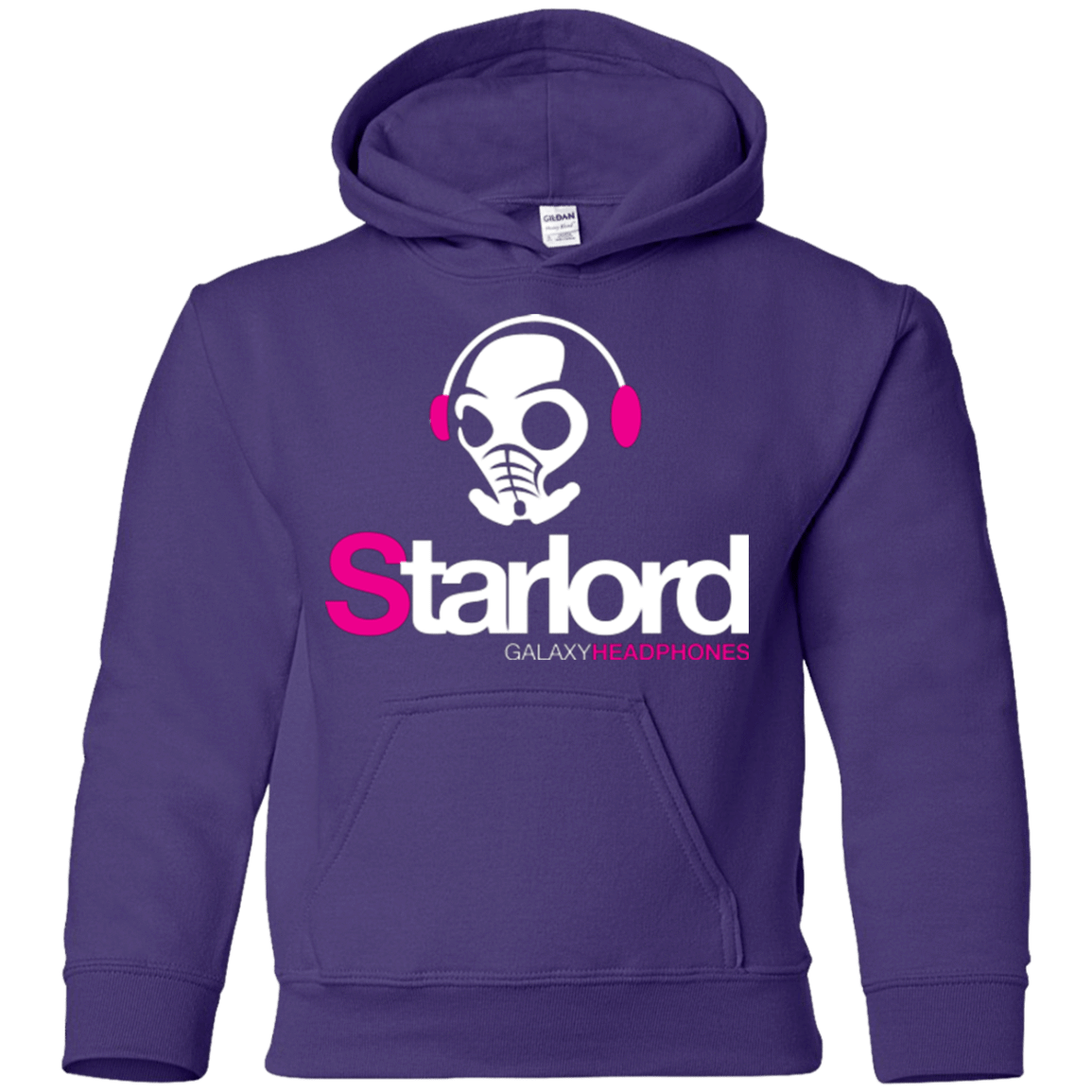 Sweatshirts Purple / YS Galaxy Headphones Youth Hoodie