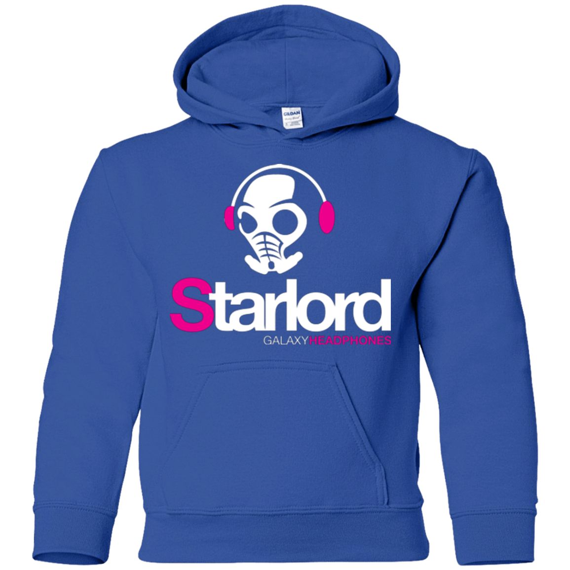 Sweatshirts Royal / YS Galaxy Headphones Youth Hoodie