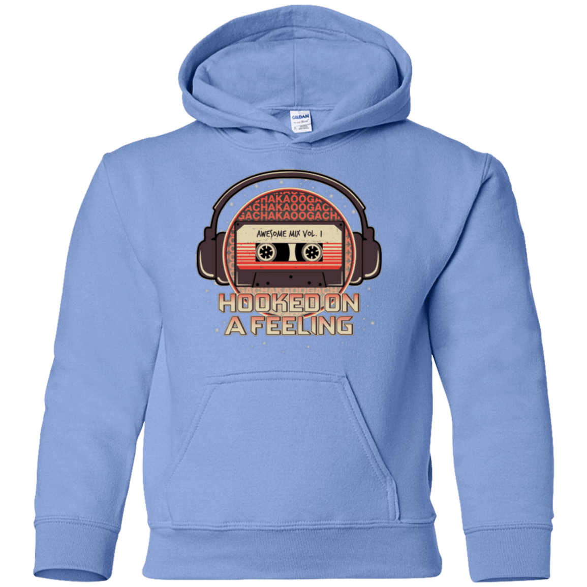 Sweatshirts Carolina Blue / YS Galaxy Mix Youth Hoodie