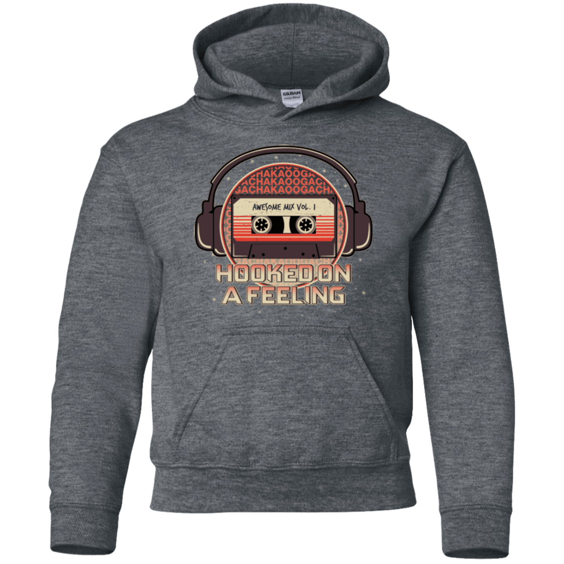 Sweatshirts Dark Heather / YS Galaxy Mix Youth Hoodie