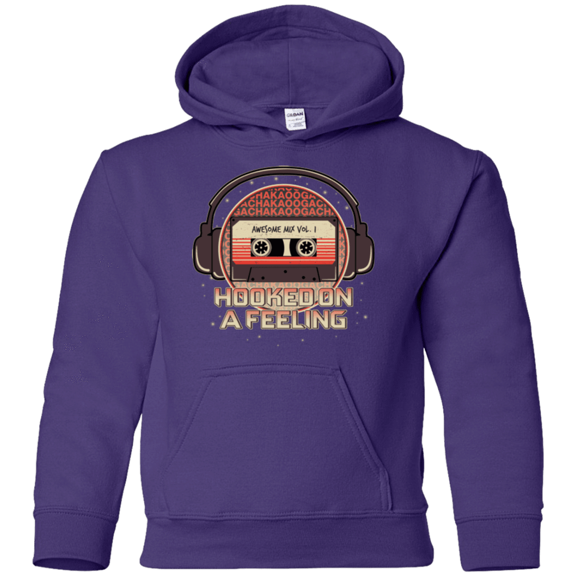 Sweatshirts Purple / YS Galaxy Mix Youth Hoodie