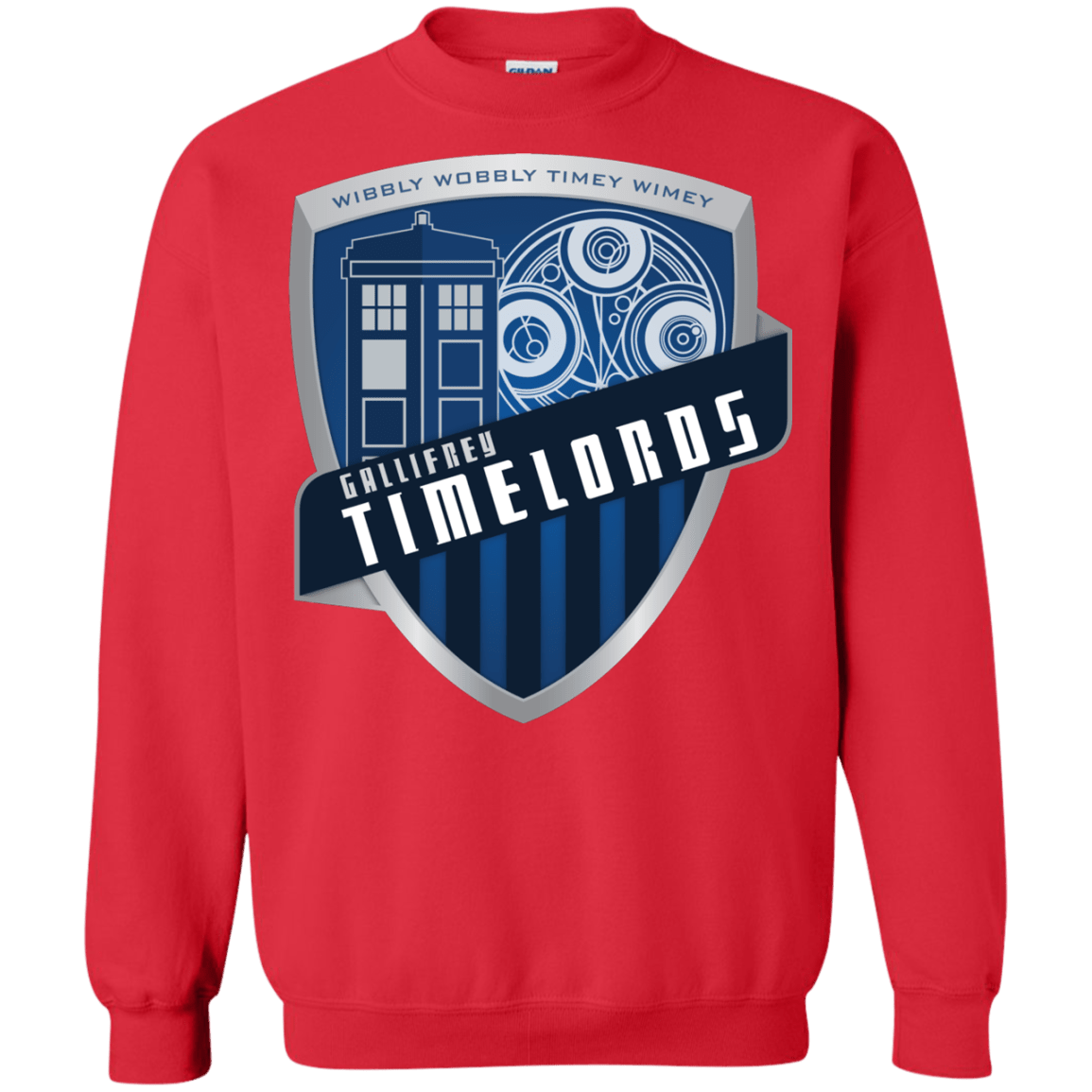 Sweatshirts Red / S Gallifrey Timelords Crewneck Sweatshirt