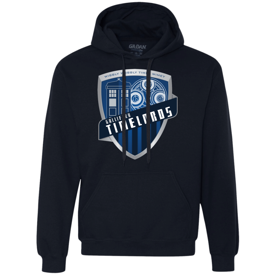 Sweatshirts Navy / S Gallifrey Timelords Premium Fleece Hoodie