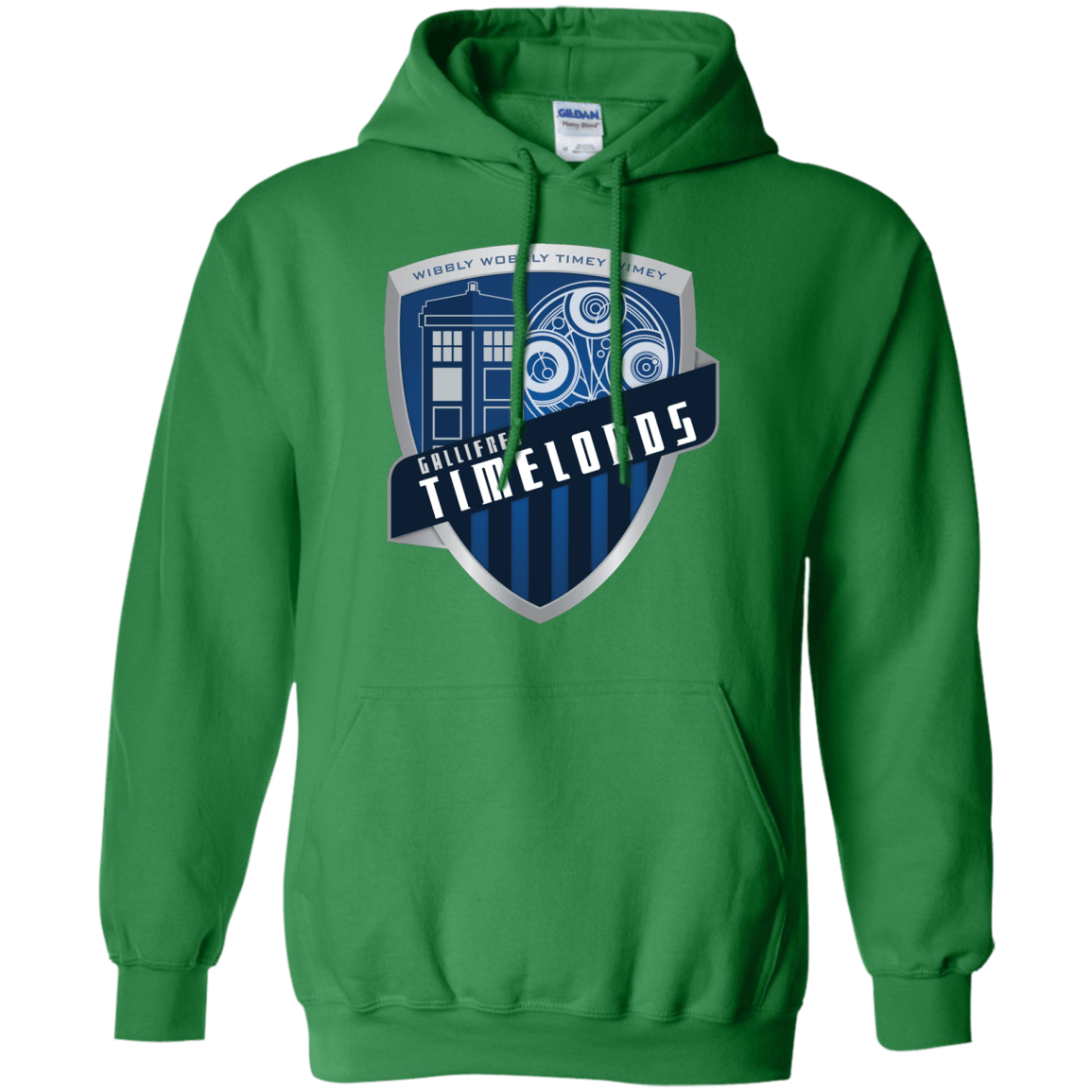 Sweatshirts Irish Green / S Gallifrey Timelords Pullover Hoodie
