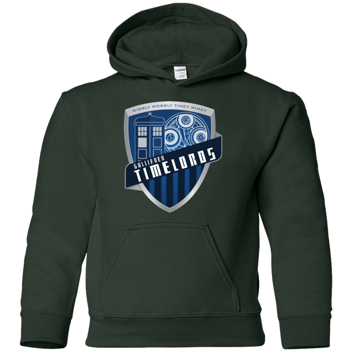 Sweatshirts Forest Green / YS Gallifrey Timelords Youth Hoodie