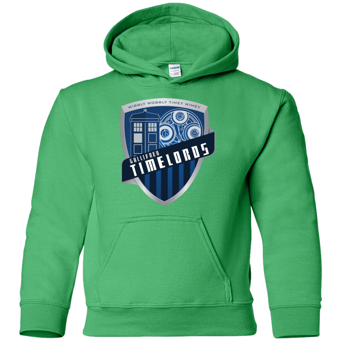 Sweatshirts Irish Green / YS Gallifrey Timelords Youth Hoodie