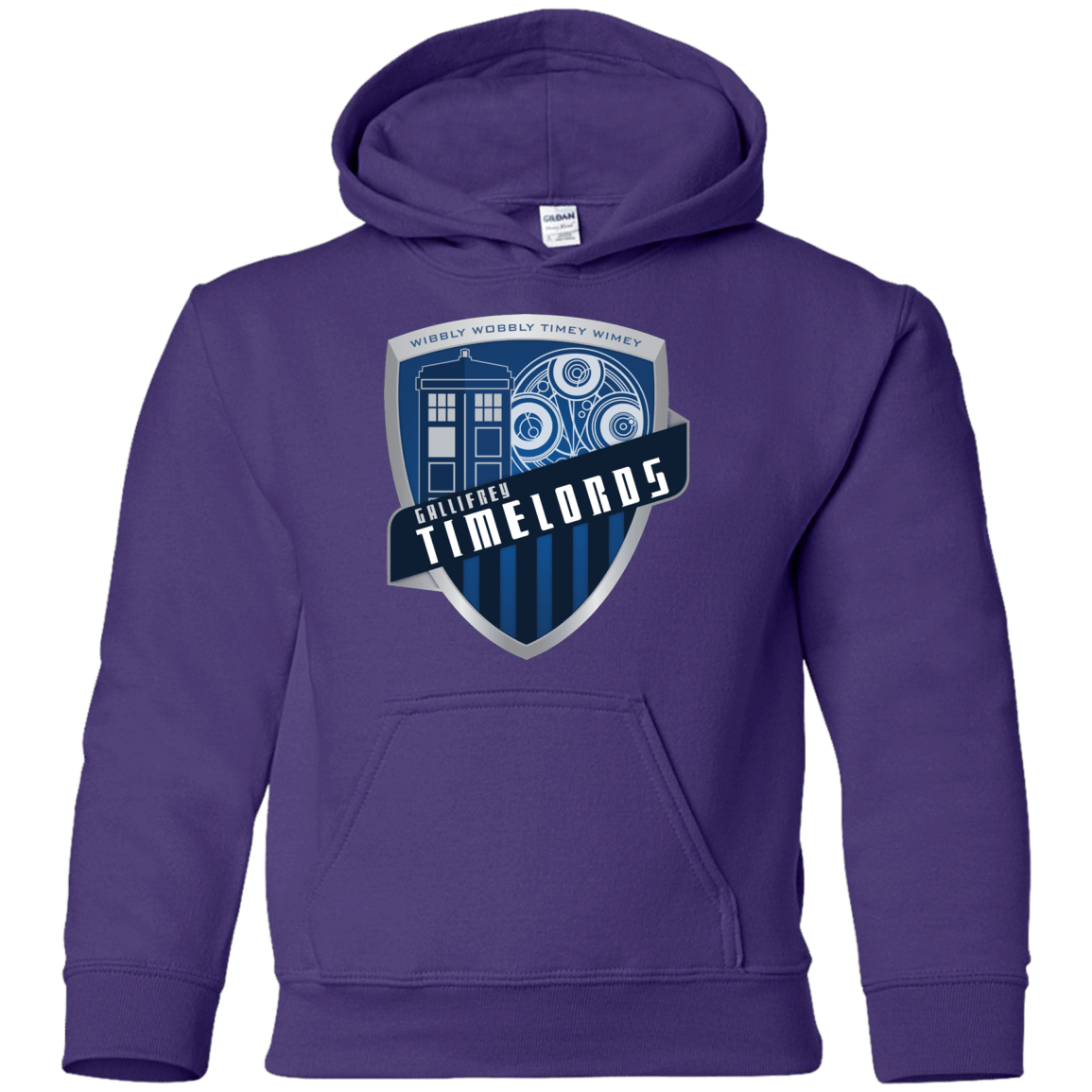 Sweatshirts Purple / YS Gallifrey Timelords Youth Hoodie