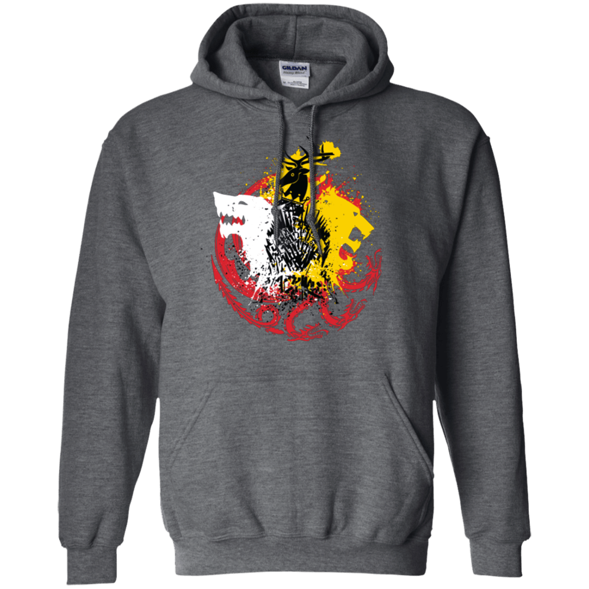 Sweatshirts Dark Heather / Small GAME OF COLORS Pullover Hoodie
