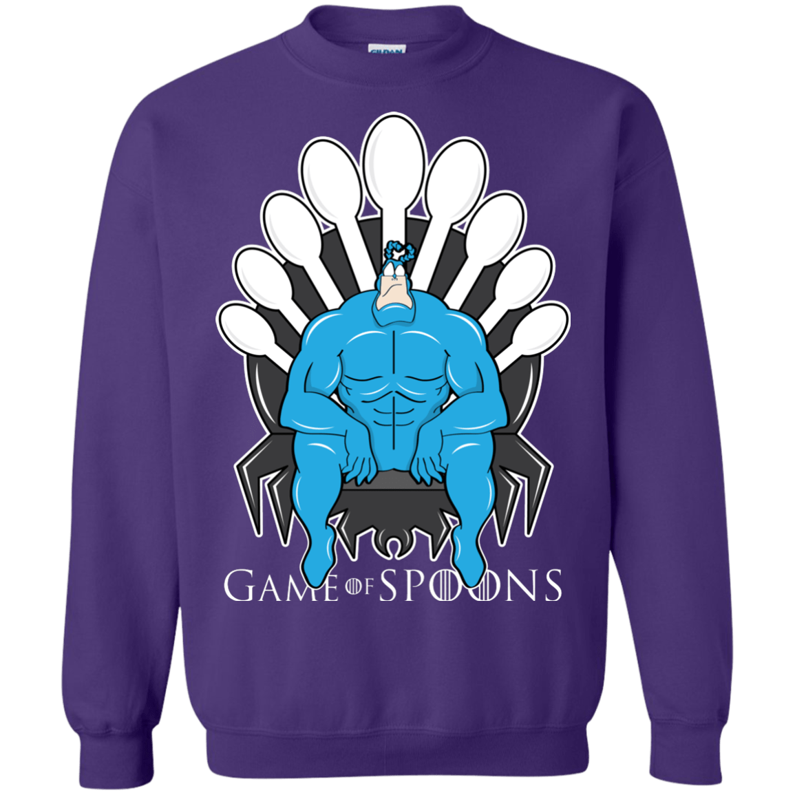 Sweatshirts Purple / Small Game of Spoons Crewneck Sweatshirt