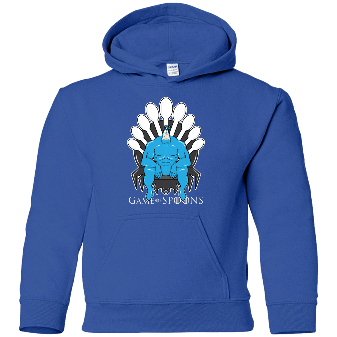 Sweatshirts Royal / YS Game of Spoons Youth Hoodie