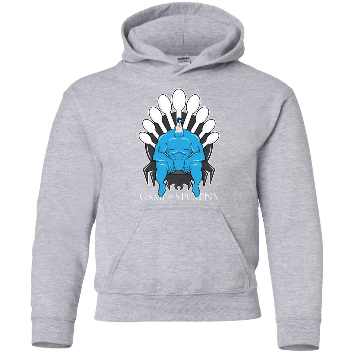 Sweatshirts Sport Grey / YS Game of Spoons Youth Hoodie