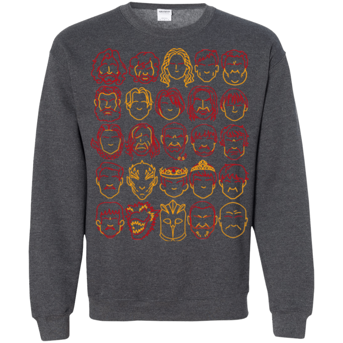 Sweatshirts Dark Heather / Small Game of Thrones Minimalism Crewneck Sweatshirt