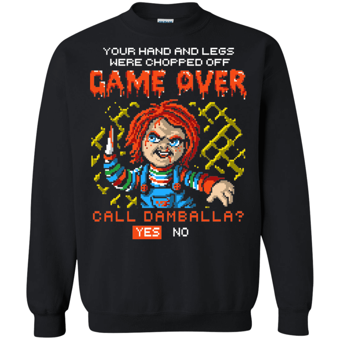 Sweatshirts Black / S Game Over Crewneck Sweatshirt