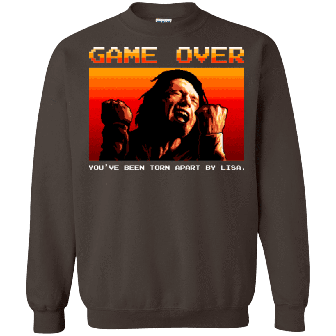 Sweatshirts Dark Chocolate / Small Game Over Crewneck Sweatshirt