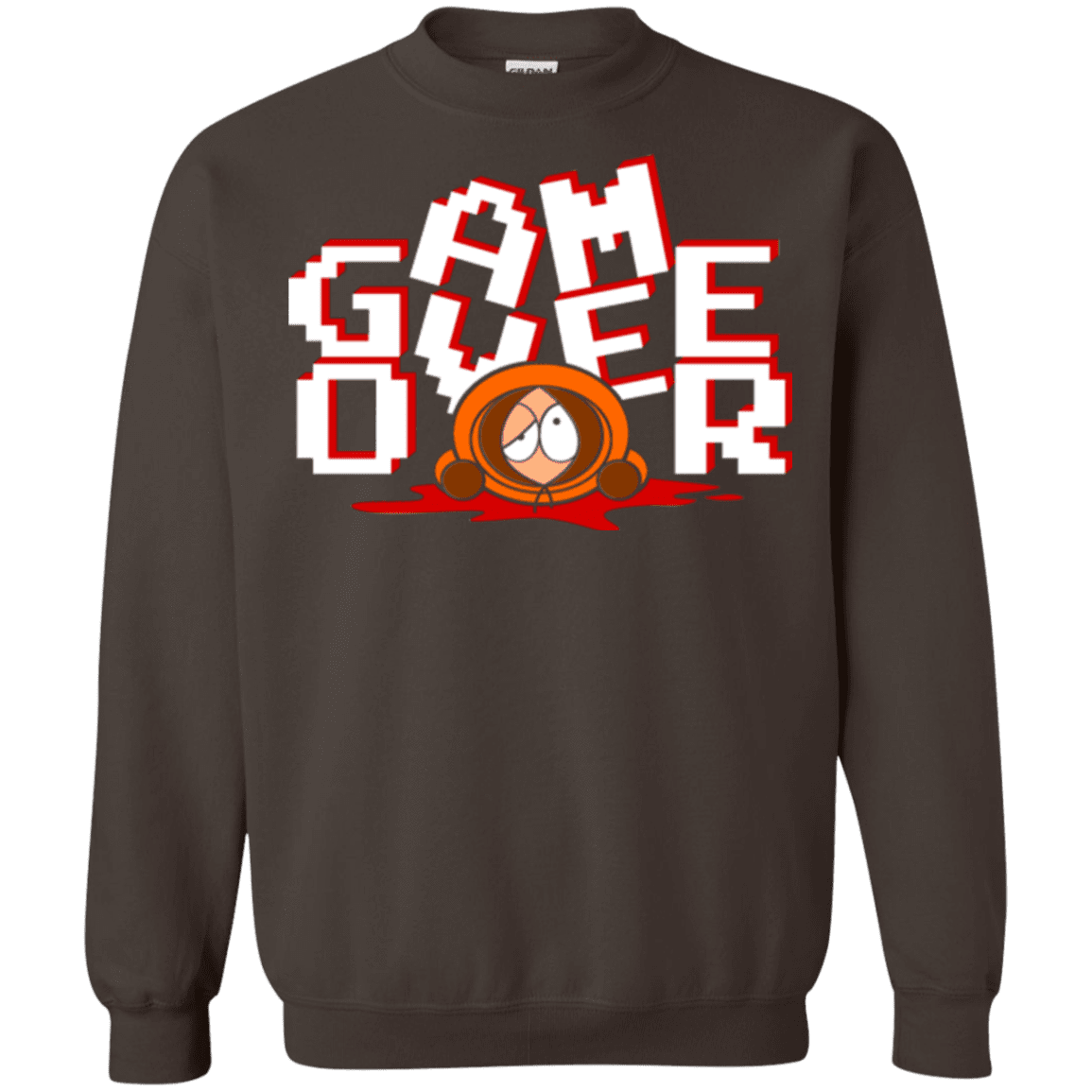 Sweatshirts Dark Chocolate / Small Game over Crewneck Sweatshirt