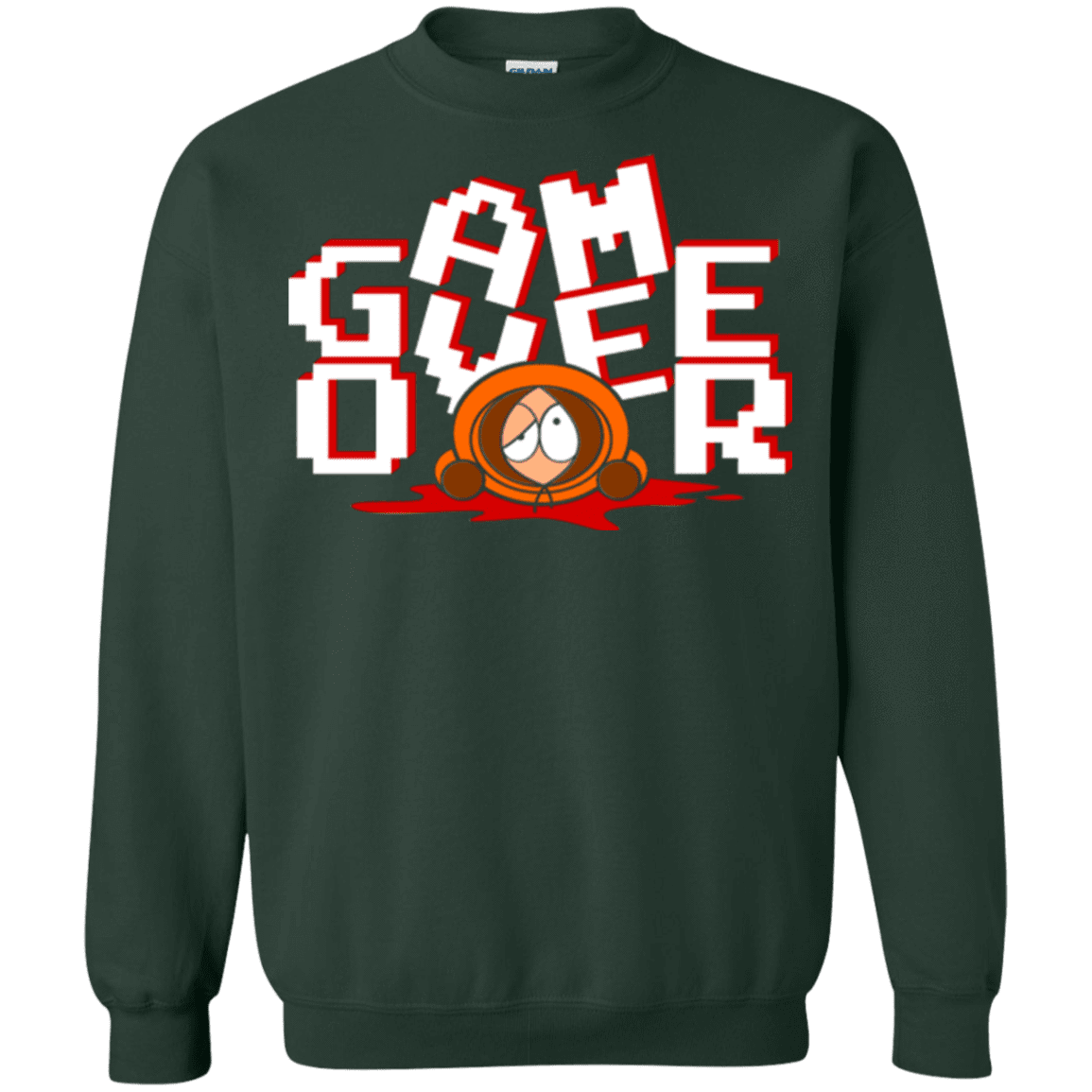 Sweatshirts Forest Green / Small Game over Crewneck Sweatshirt