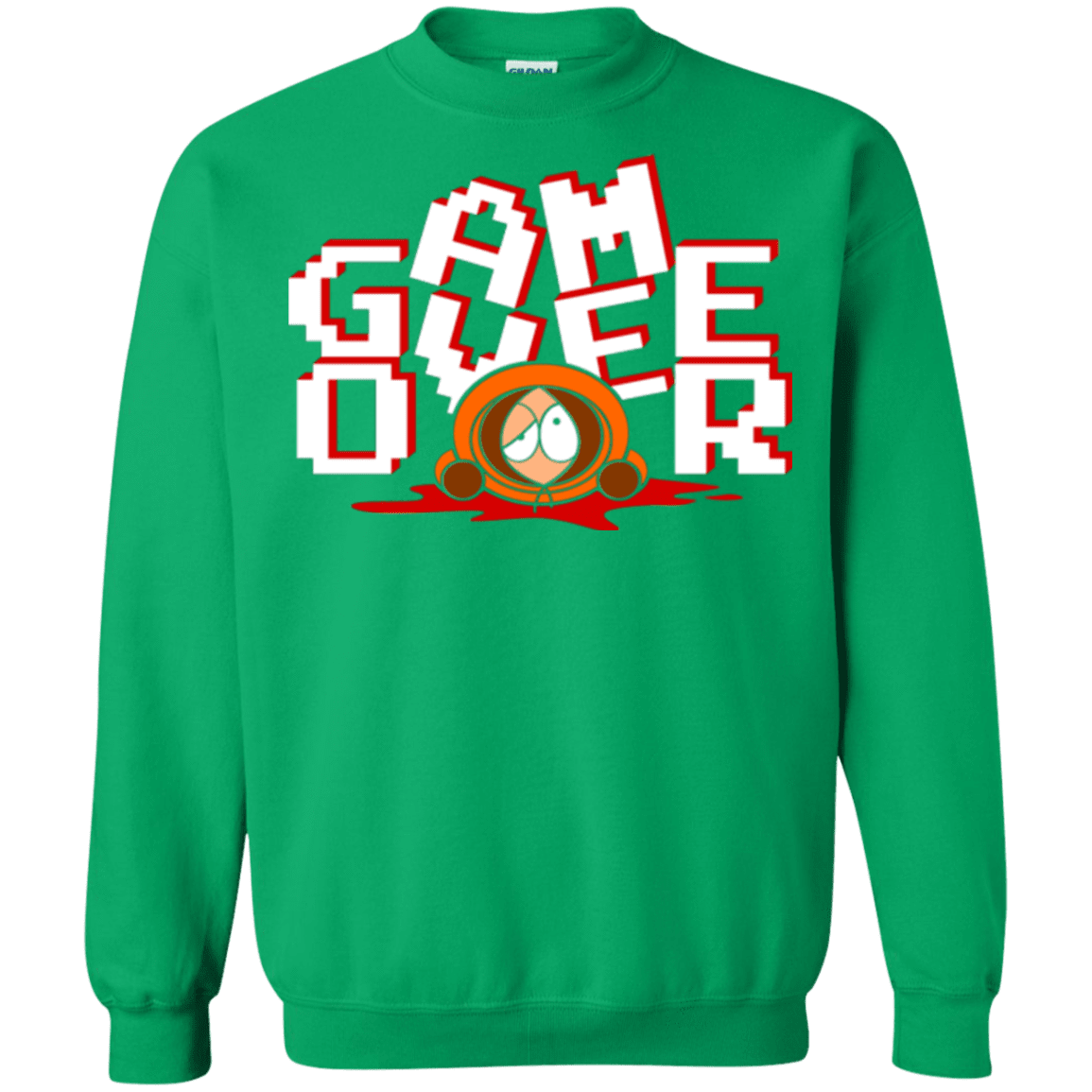 Sweatshirts Irish Green / Small Game over Crewneck Sweatshirt