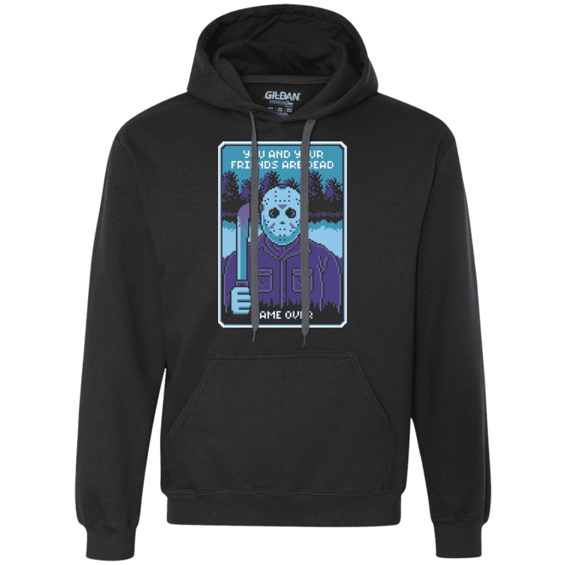 Sweatshirts Black / S Game Over Premium Fleece Hoodie