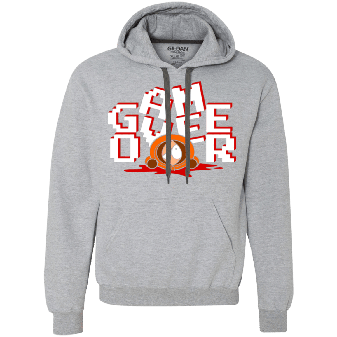 Sweatshirts Sport Grey / Small Game over Premium Fleece Hoodie