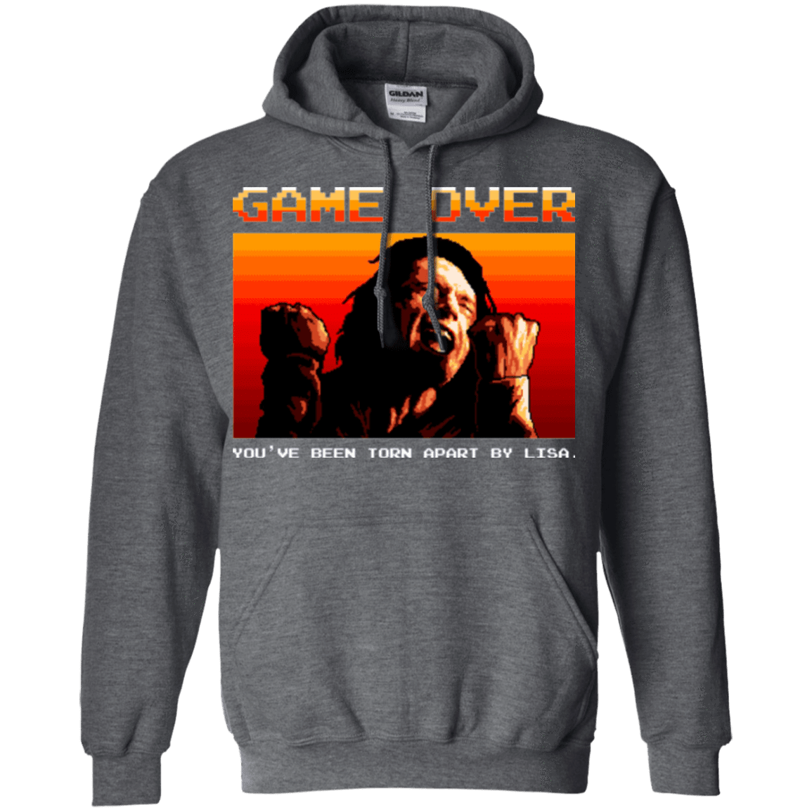 Sweatshirts Dark Heather / Small Game Over Pullover Hoodie