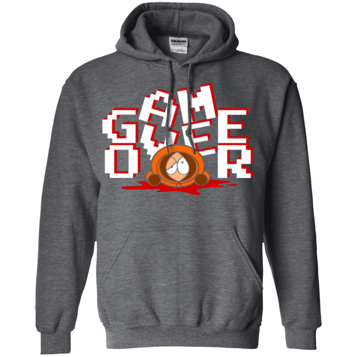 Sweatshirts Dark Heather / Small Game over Pullover Hoodie