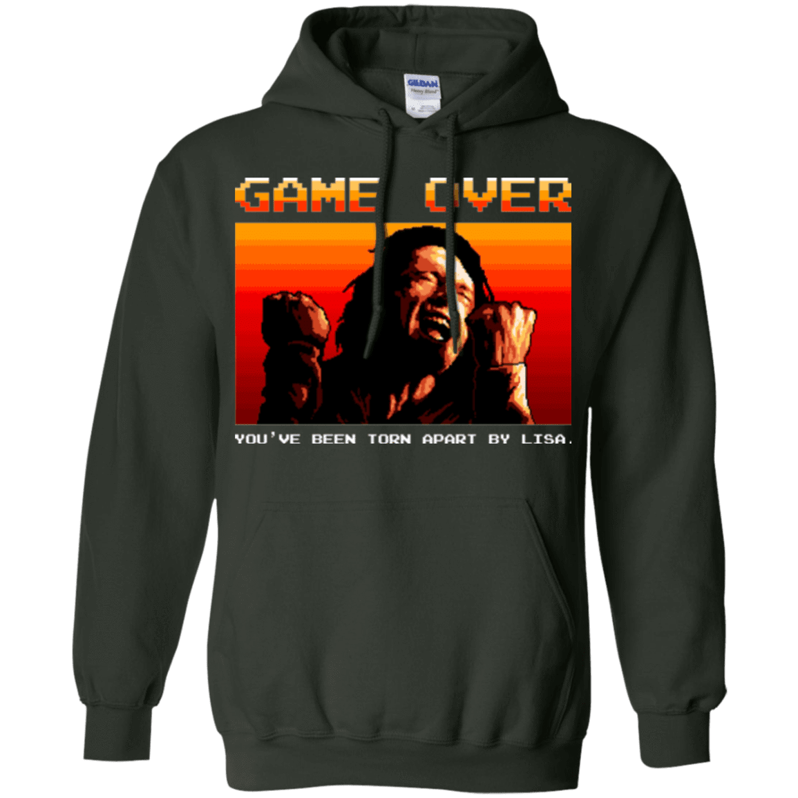 Sweatshirts Forest Green / Small Game Over Pullover Hoodie