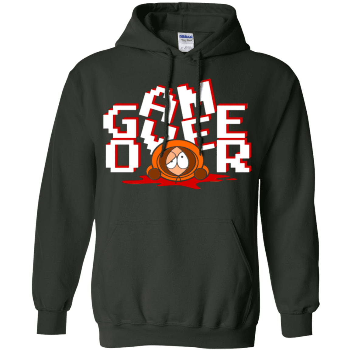 Sweatshirts Forest Green / Small Game over Pullover Hoodie