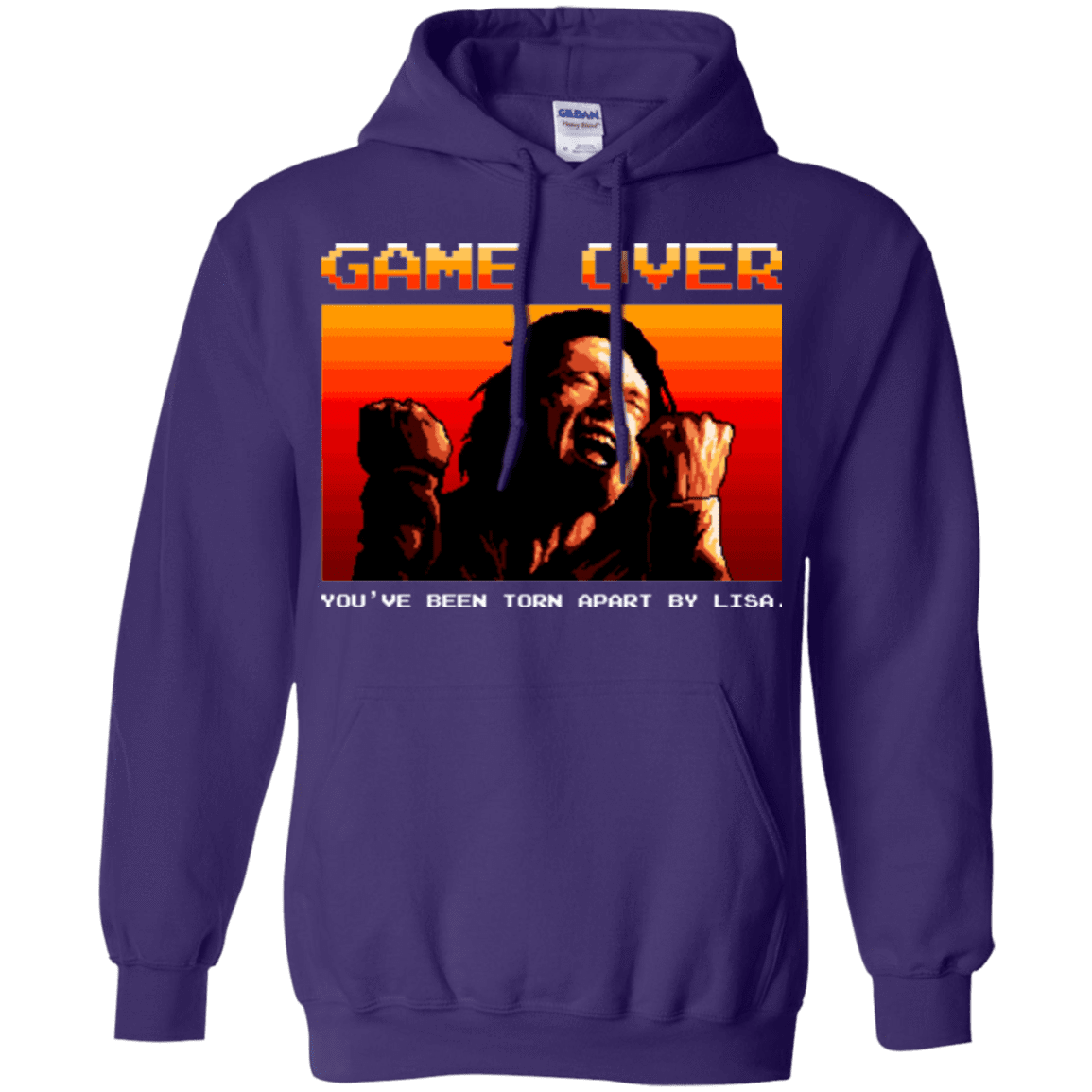 Sweatshirts Purple / Small Game Over Pullover Hoodie