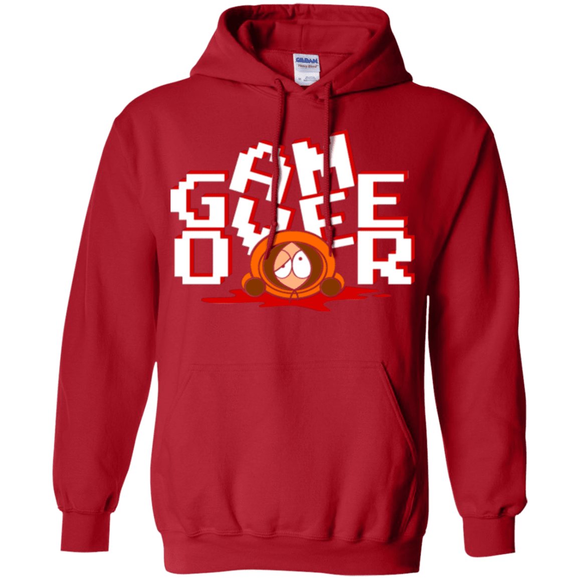 Sweatshirts Red / Small Game over Pullover Hoodie