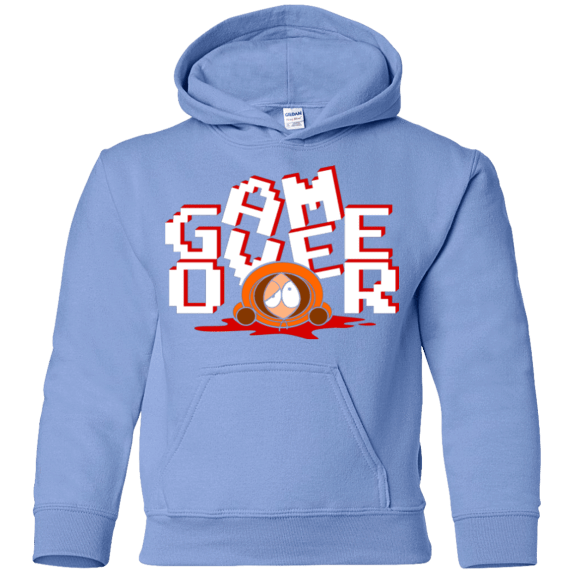 Sweatshirts Carolina Blue / YS Game over Youth Hoodie
