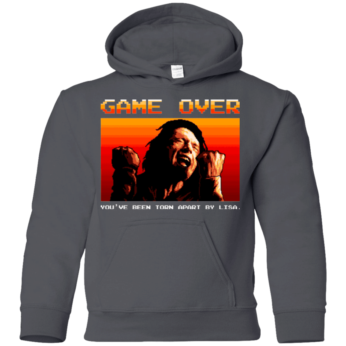Sweatshirts Charcoal / YS Game Over Youth Hoodie