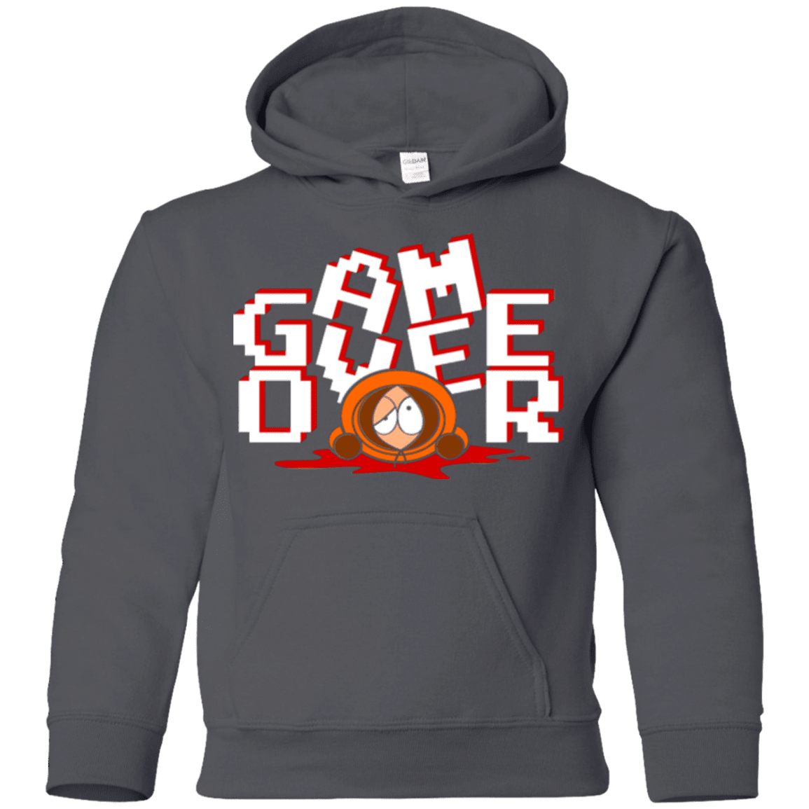 Sweatshirts Charcoal / YS Game over Youth Hoodie
