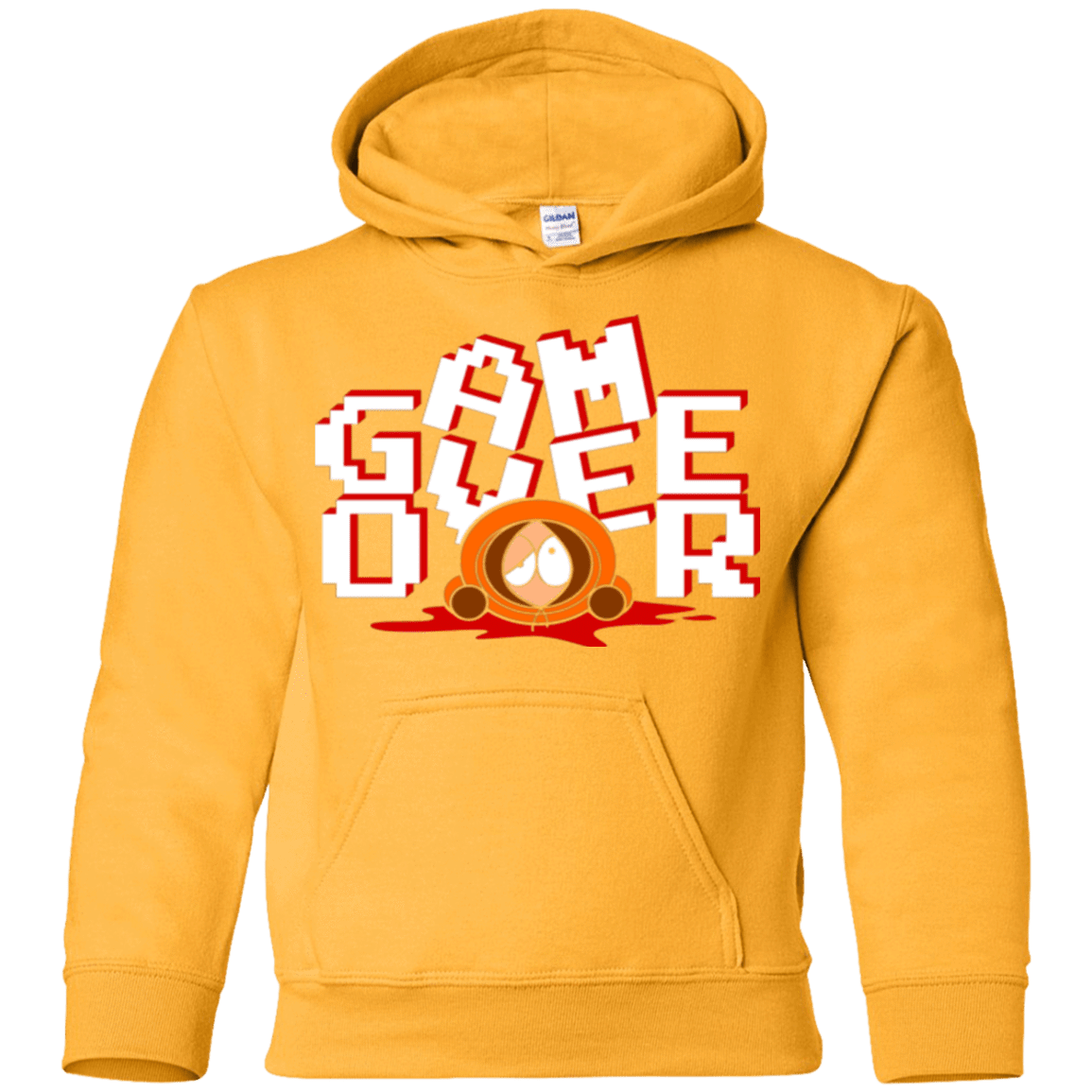 Sweatshirts Gold / YS Game over Youth Hoodie