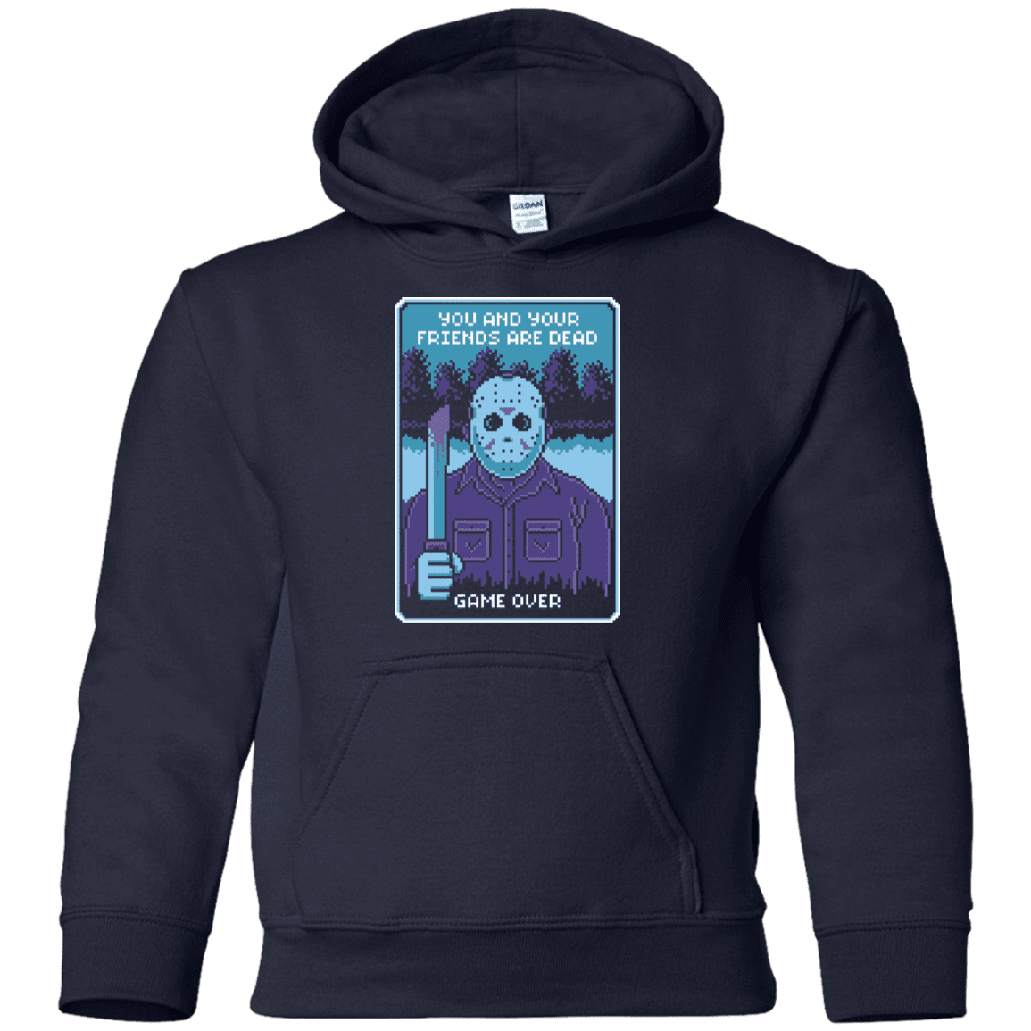 Sweatshirts Navy / YS Game Over Youth Hoodie